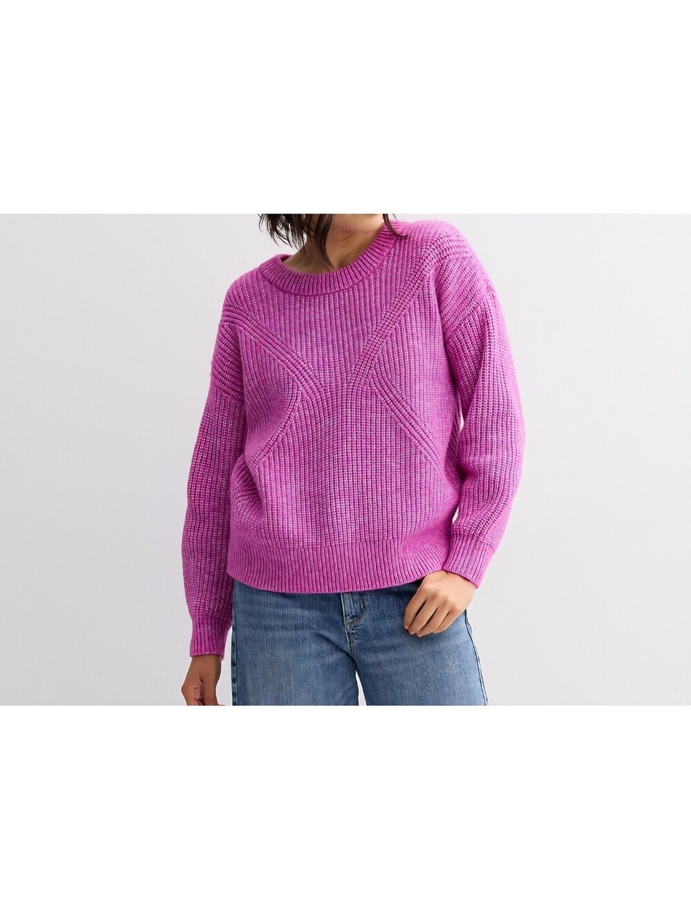 Sonoma Goods For Life Cozy Crewneck Sweater Fantasy Berry Woman's Size XL
